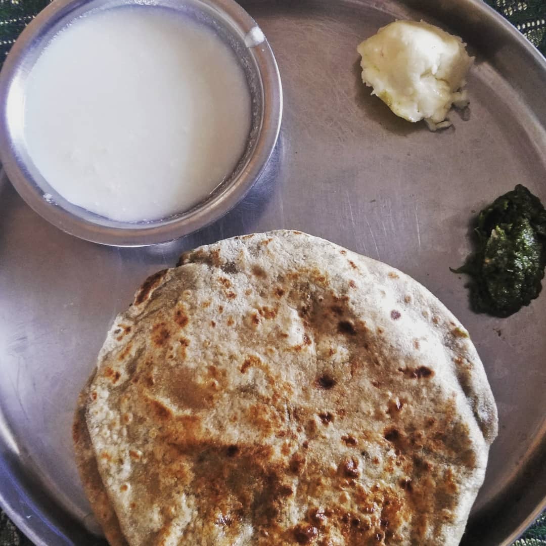 Winter Breakfast with Gahat Dal Parathas