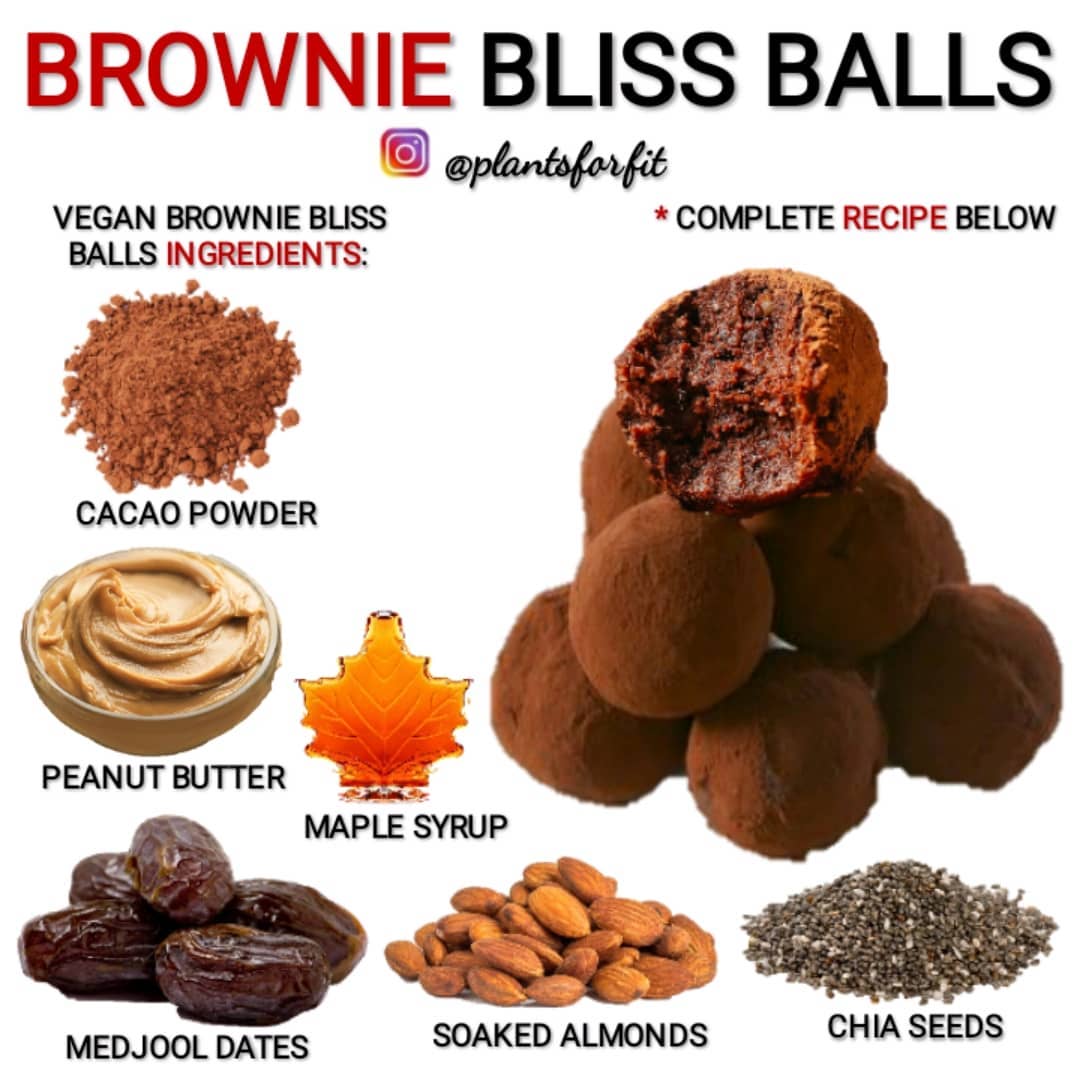 Easy Vegan Brownie Bliss Balls