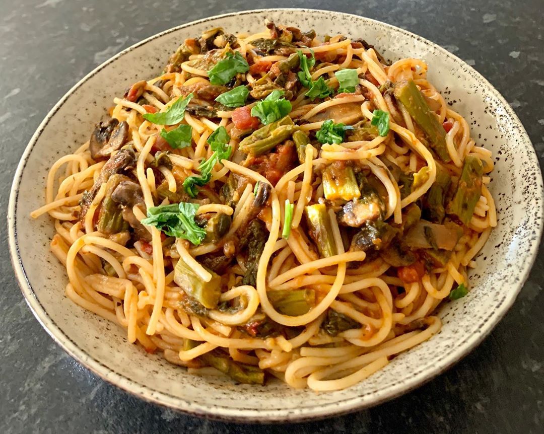 Asparagus and Vegetable Pasta