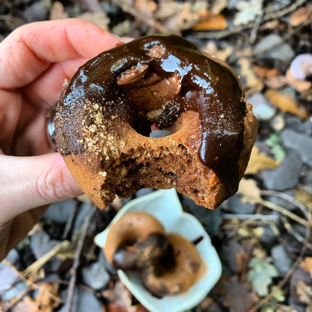 Healthier Baked Chocolate Donuts