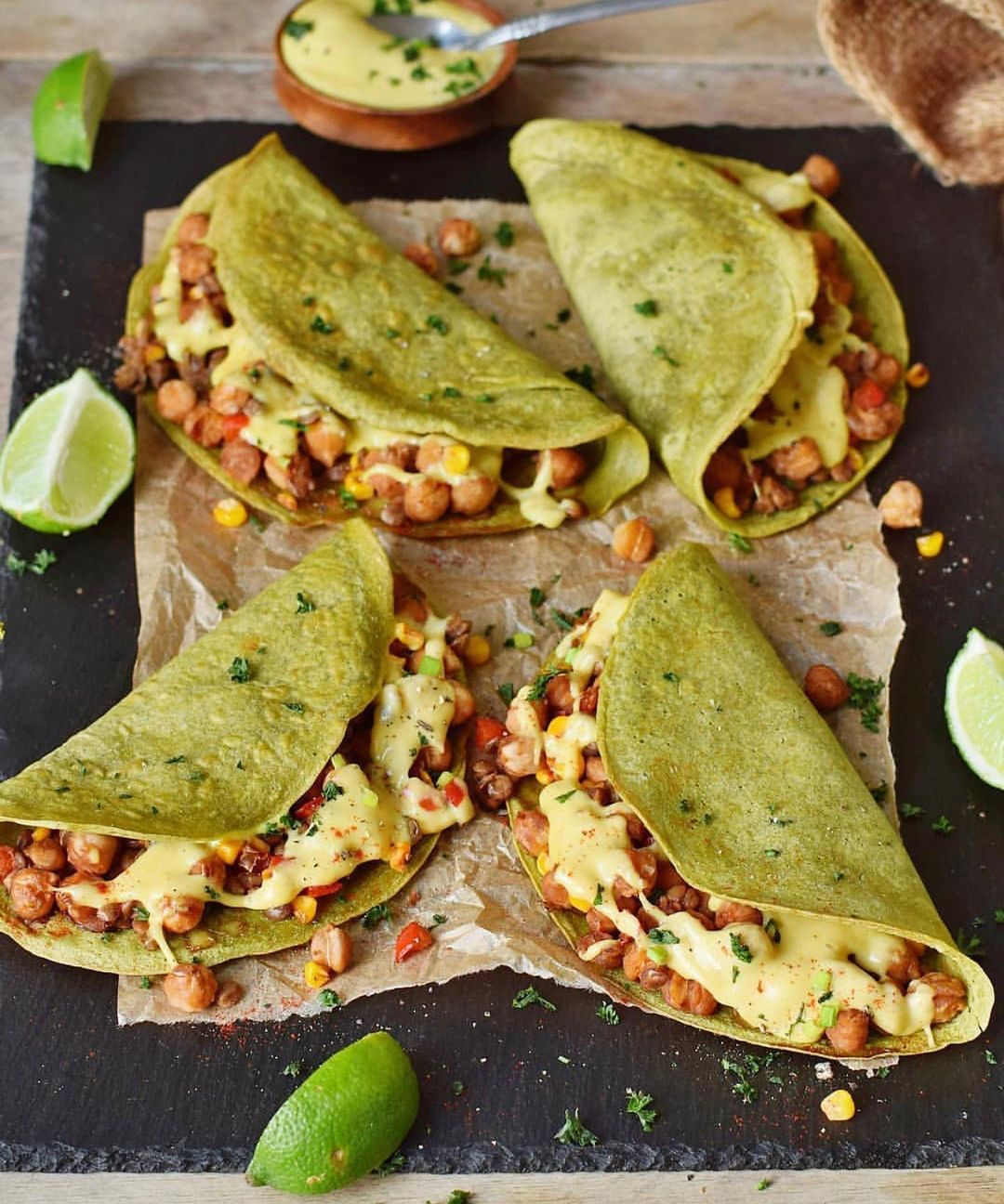 Healthy Spinach Tortillas