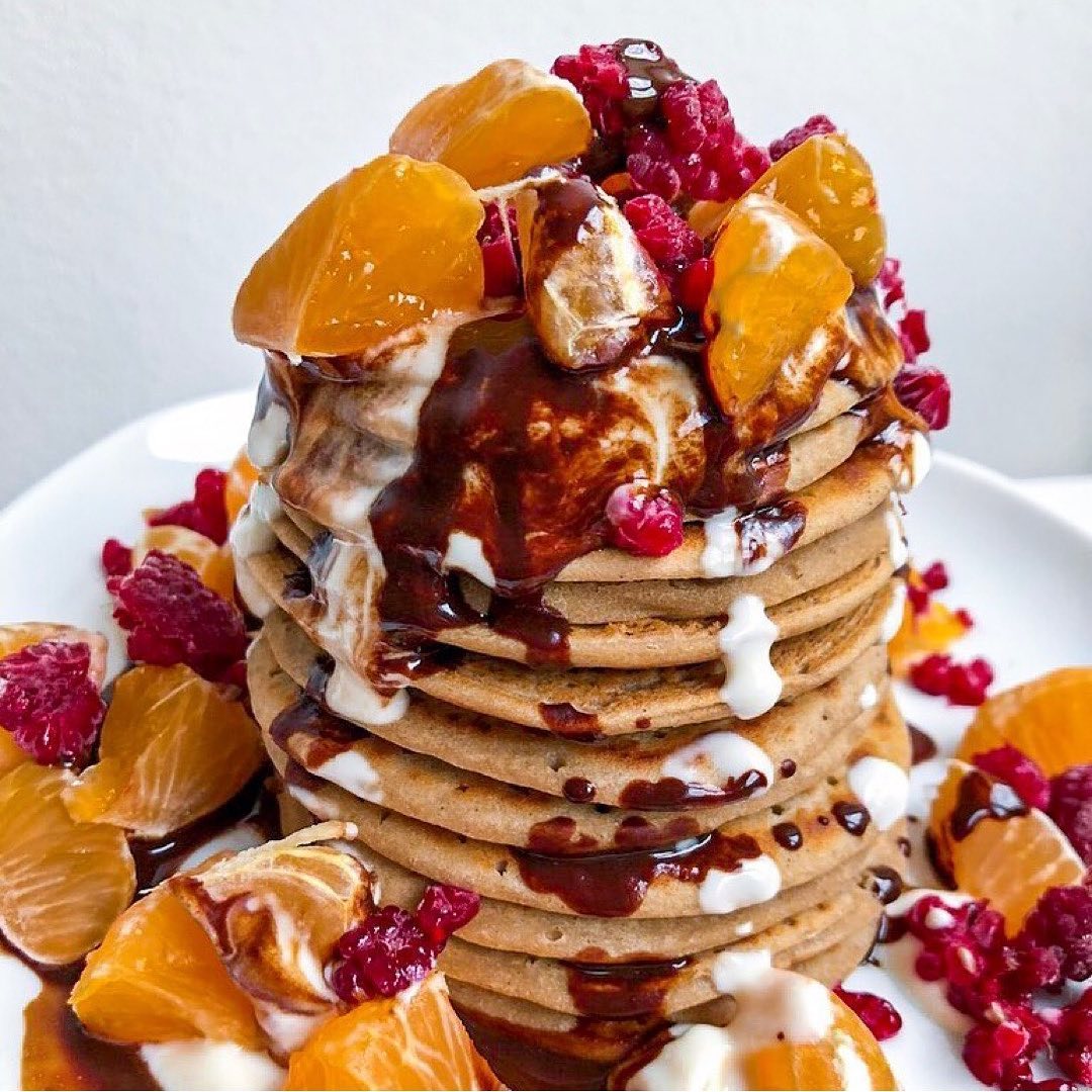 Gluten-Free Sugar-Free Pancakes Breakfast