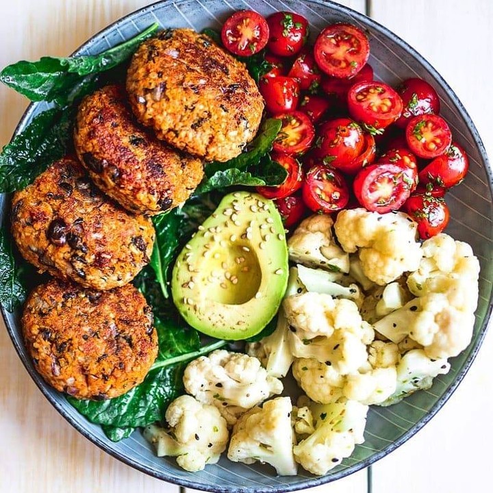 Vegan Millet and Black Bean Burgers