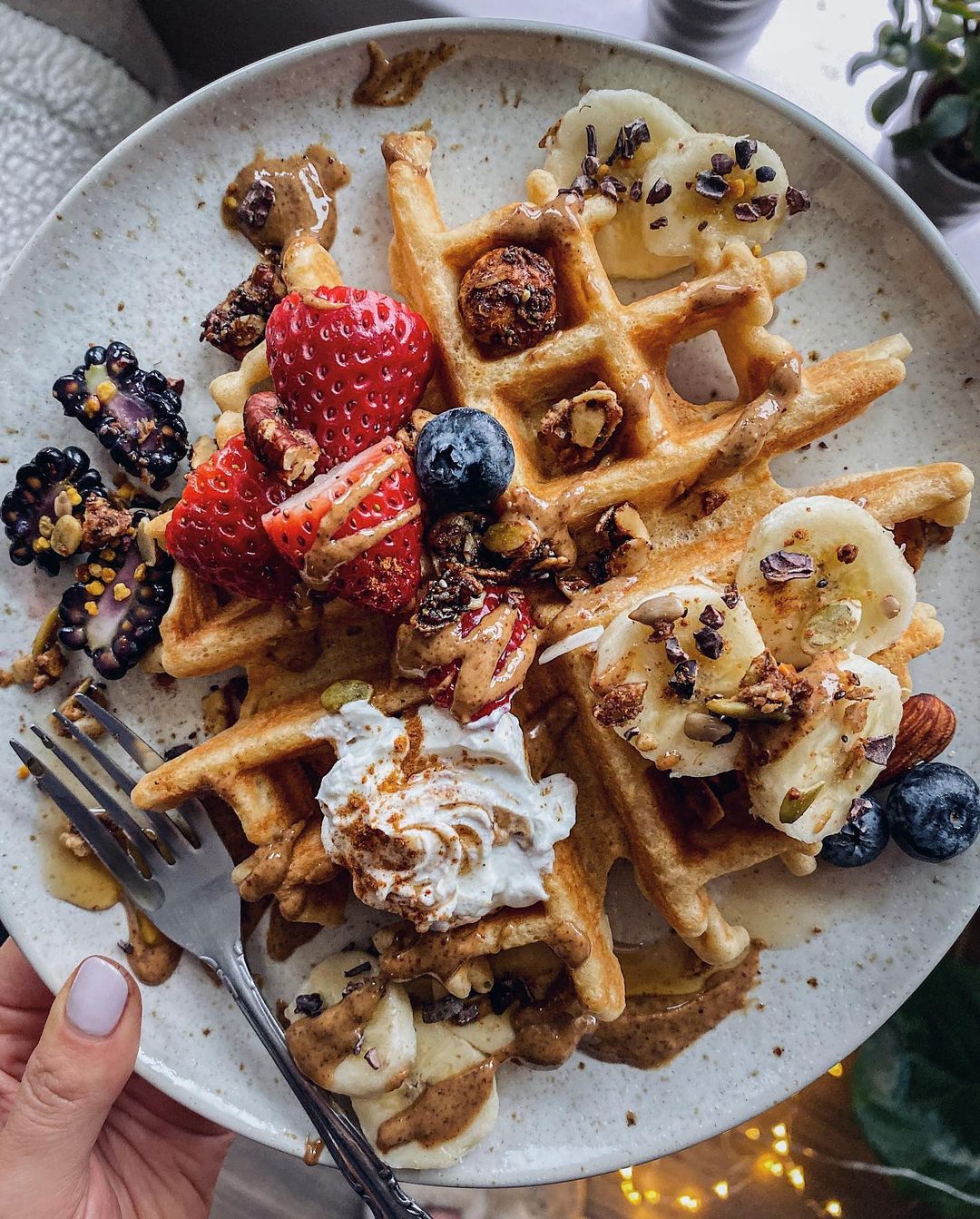Paleo Crispy Fluffy Waffles