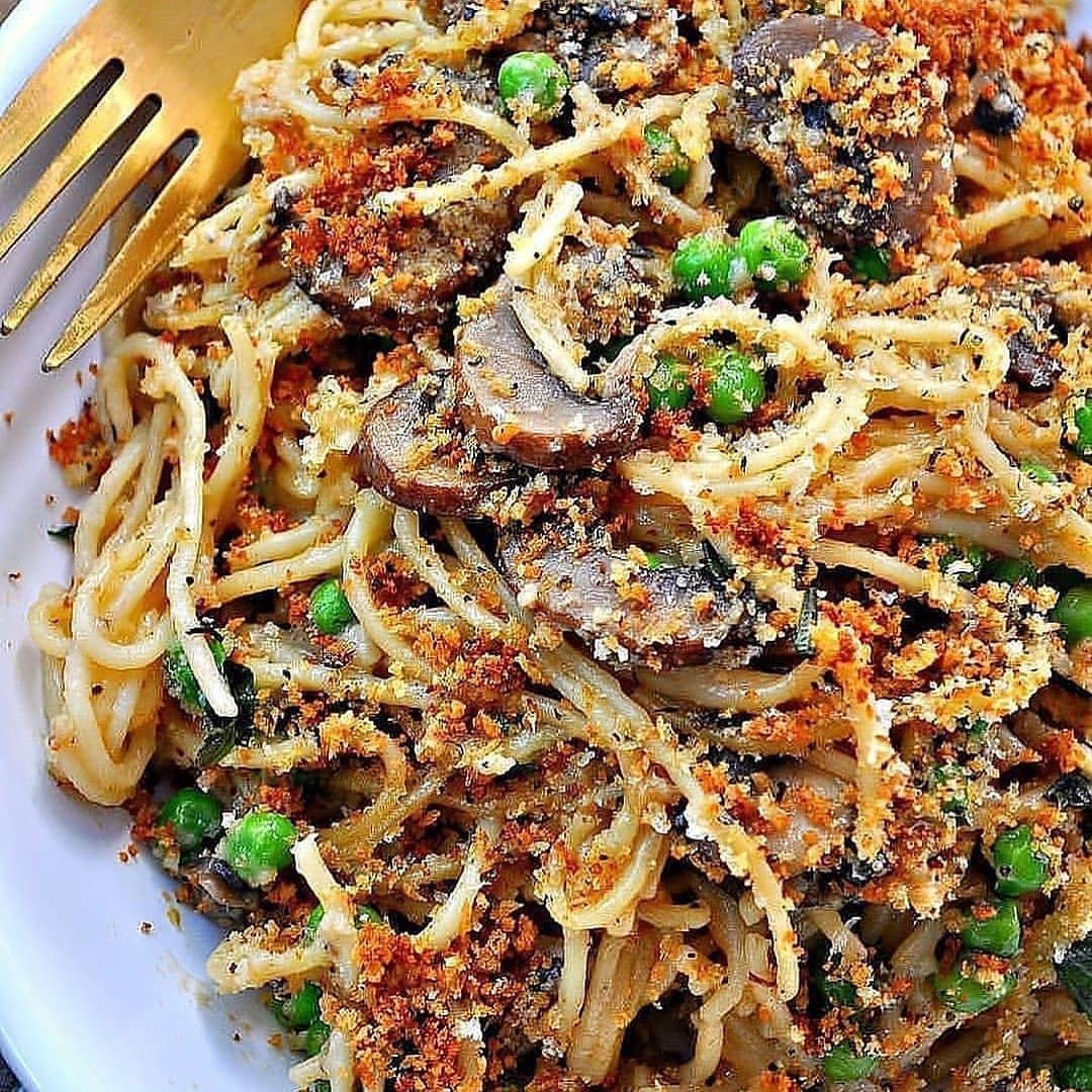 One Pot Mushroom Tetrazzini