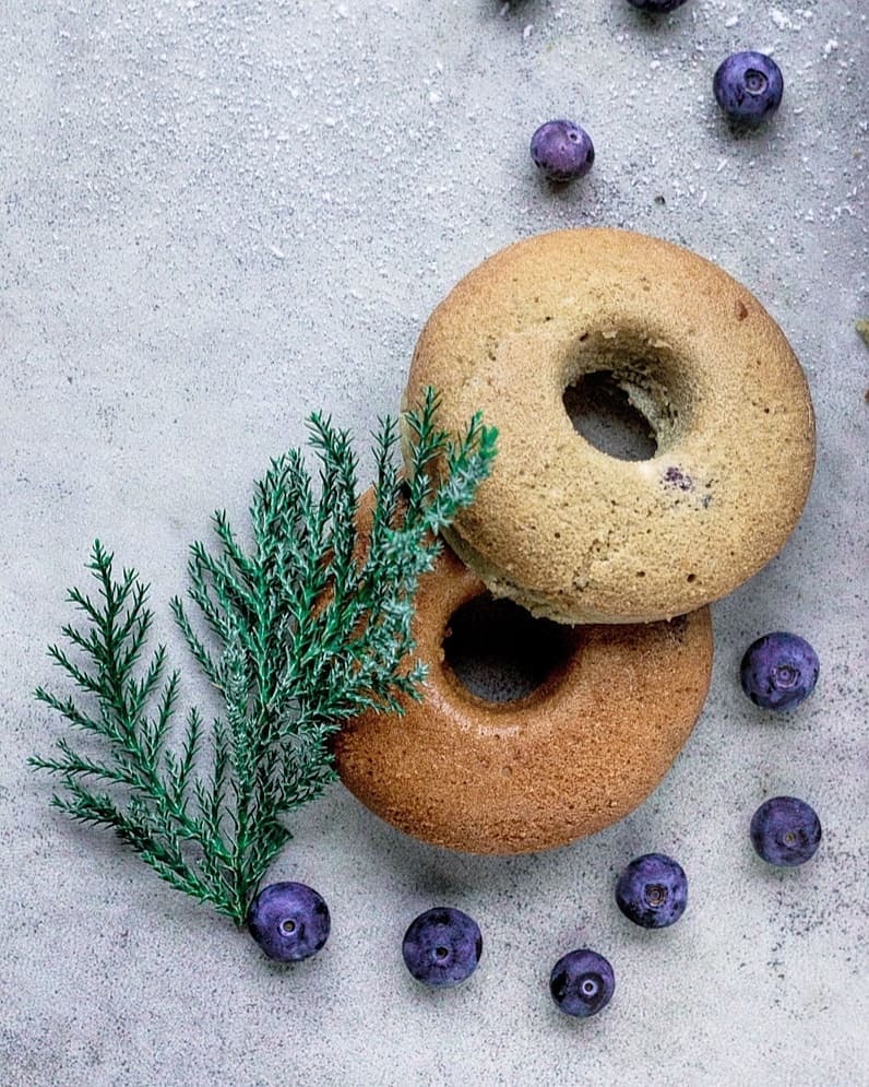 Delicious Blueberry Vegan Donuts for Breakfast and Snacking