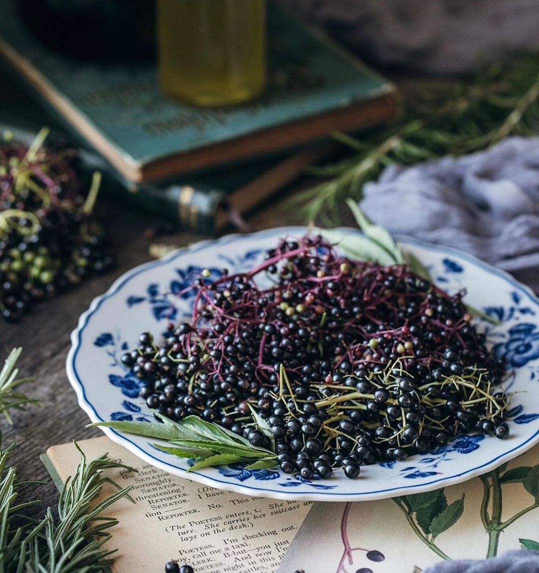 Immune-Boosting Elderberry Syrup with Ginger and Spices