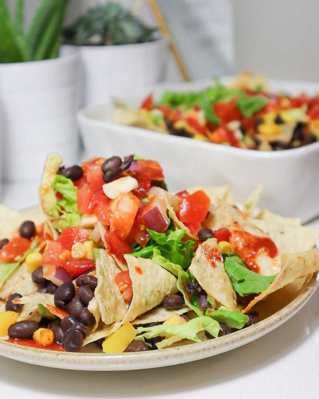 Healthy Plant Based Nachos