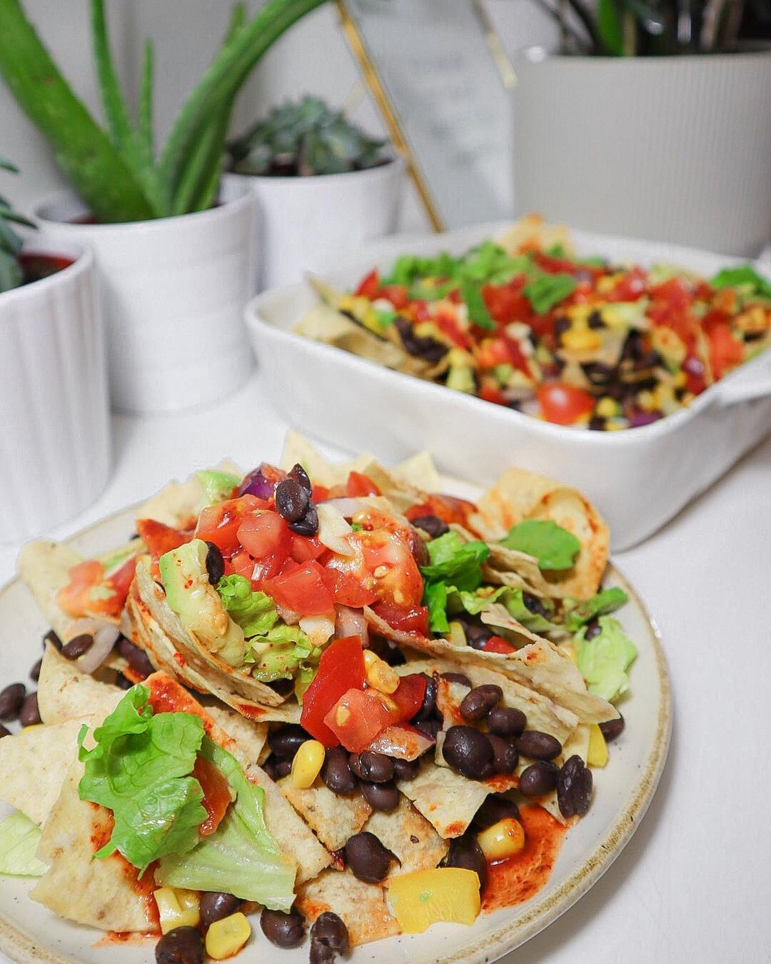 Healthy Plant Based Nachos