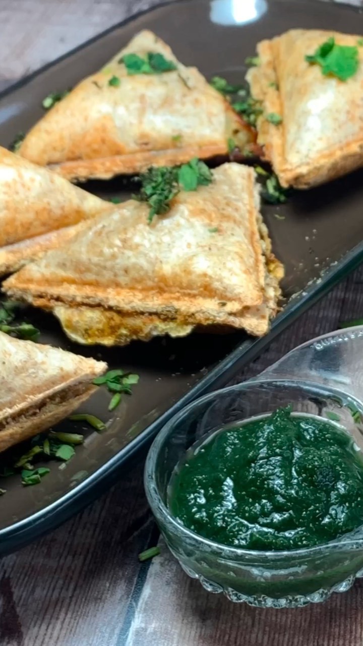 Easy and Healthy Lentil Samosas