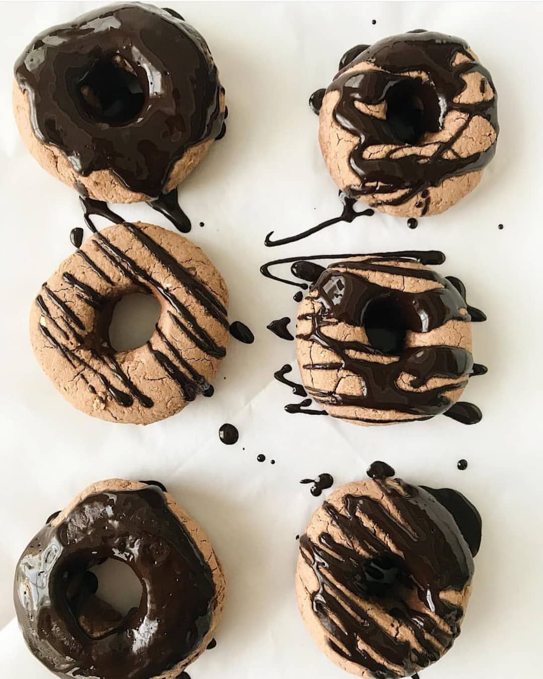 Vegan Doughnuts with Cacao and Sweet Potato