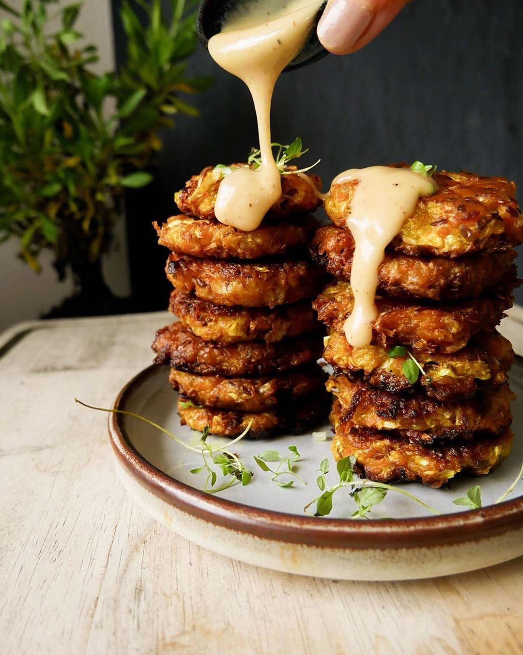 Crispy Cabbage Fritters
