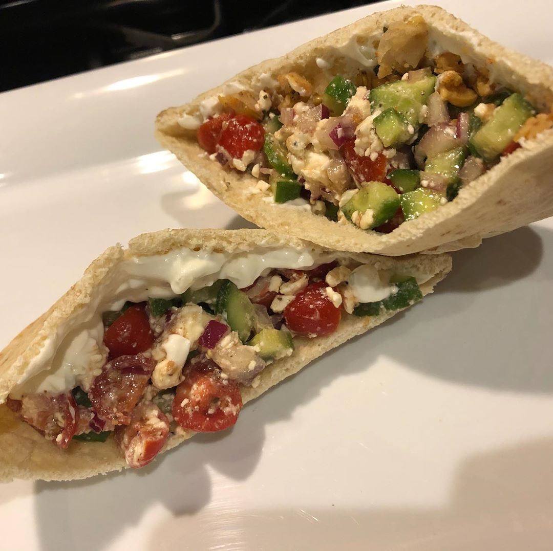 Smashed Chickpea Gyro