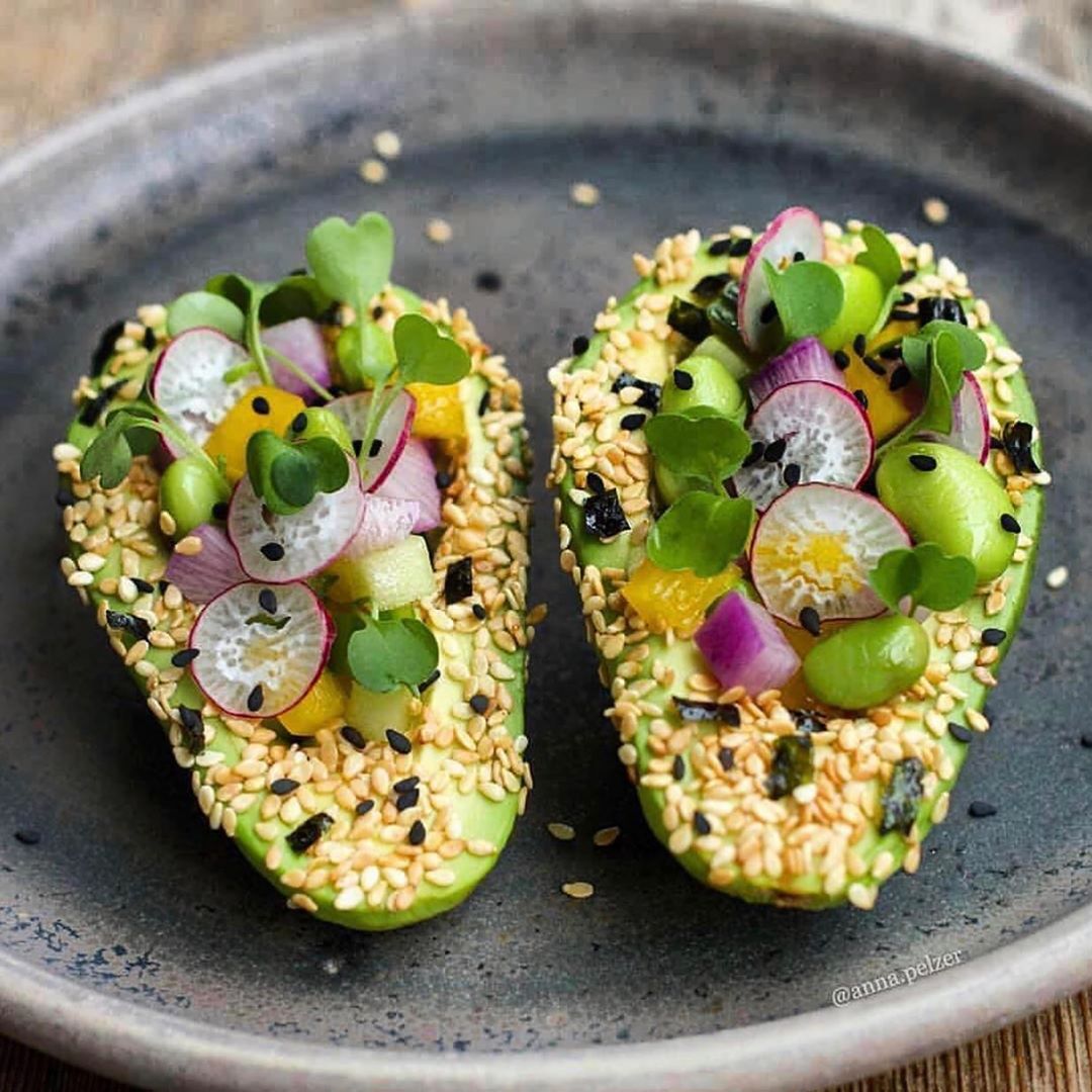 The Cutest Avocado Sushi Boats