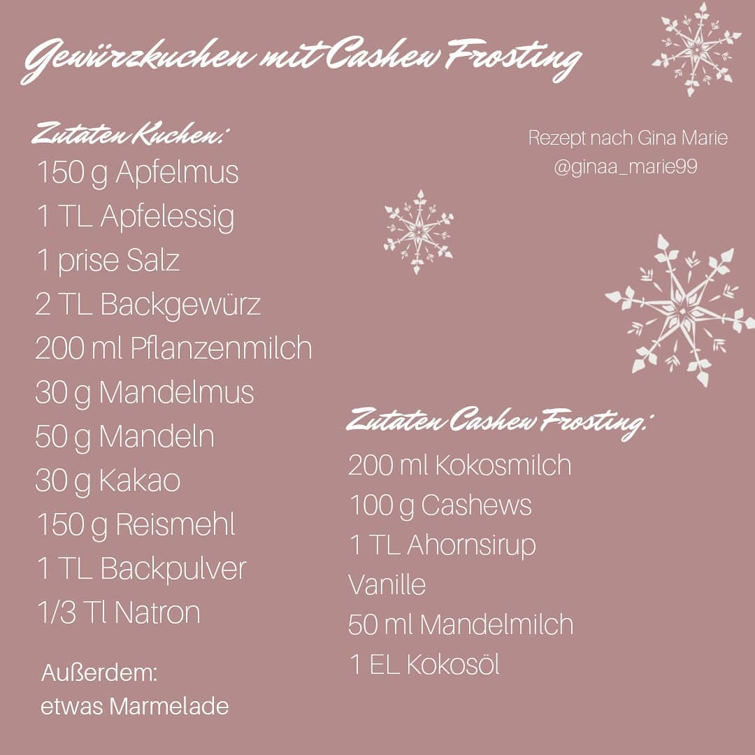 Healthy Gluten-Free Gingerbread Cake with Cashew Frosting