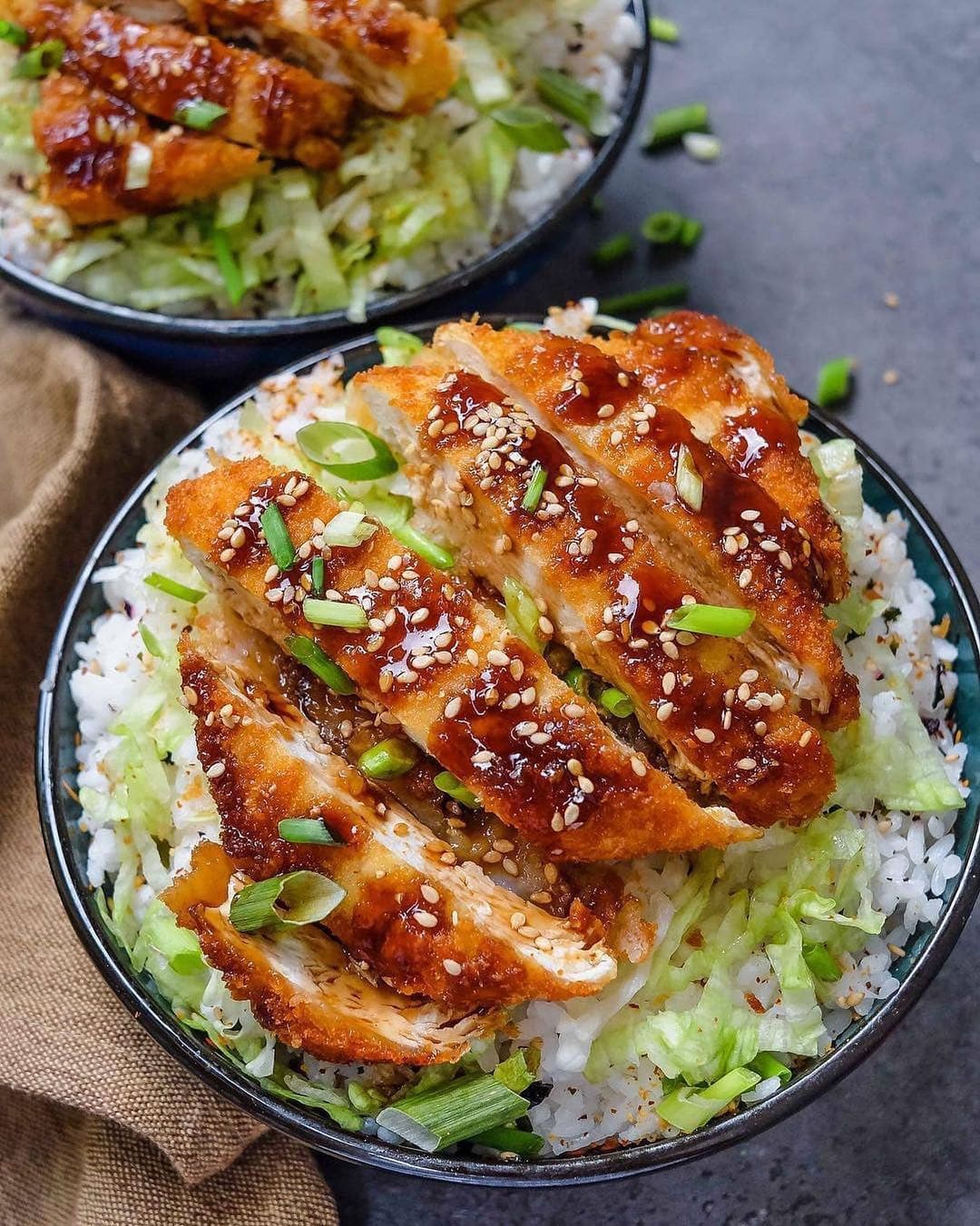Teriyaki Katsu Rice Bowls