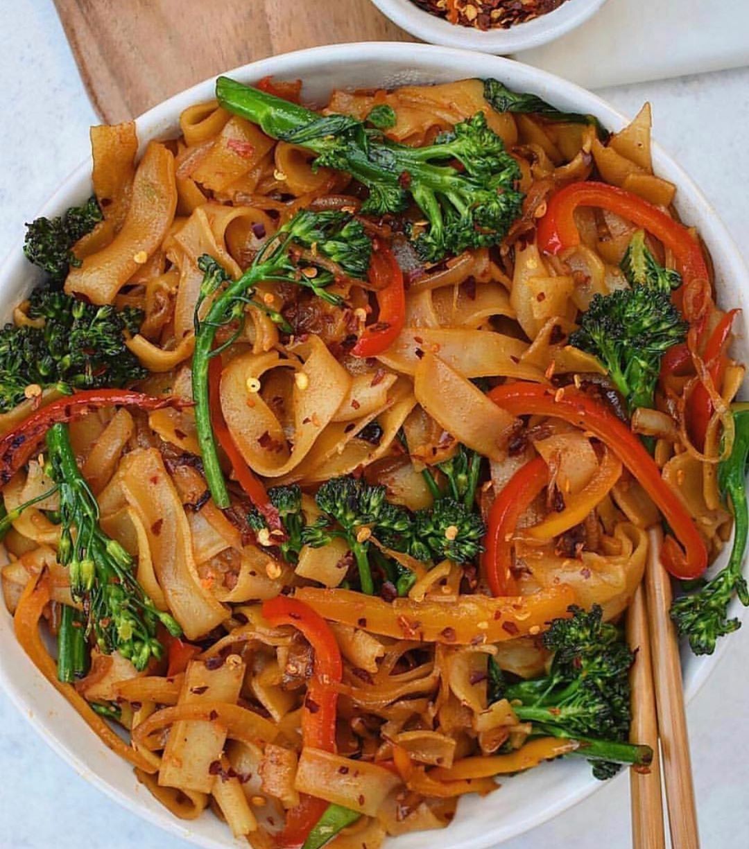 Plant-Based Pad See Ew Noodles