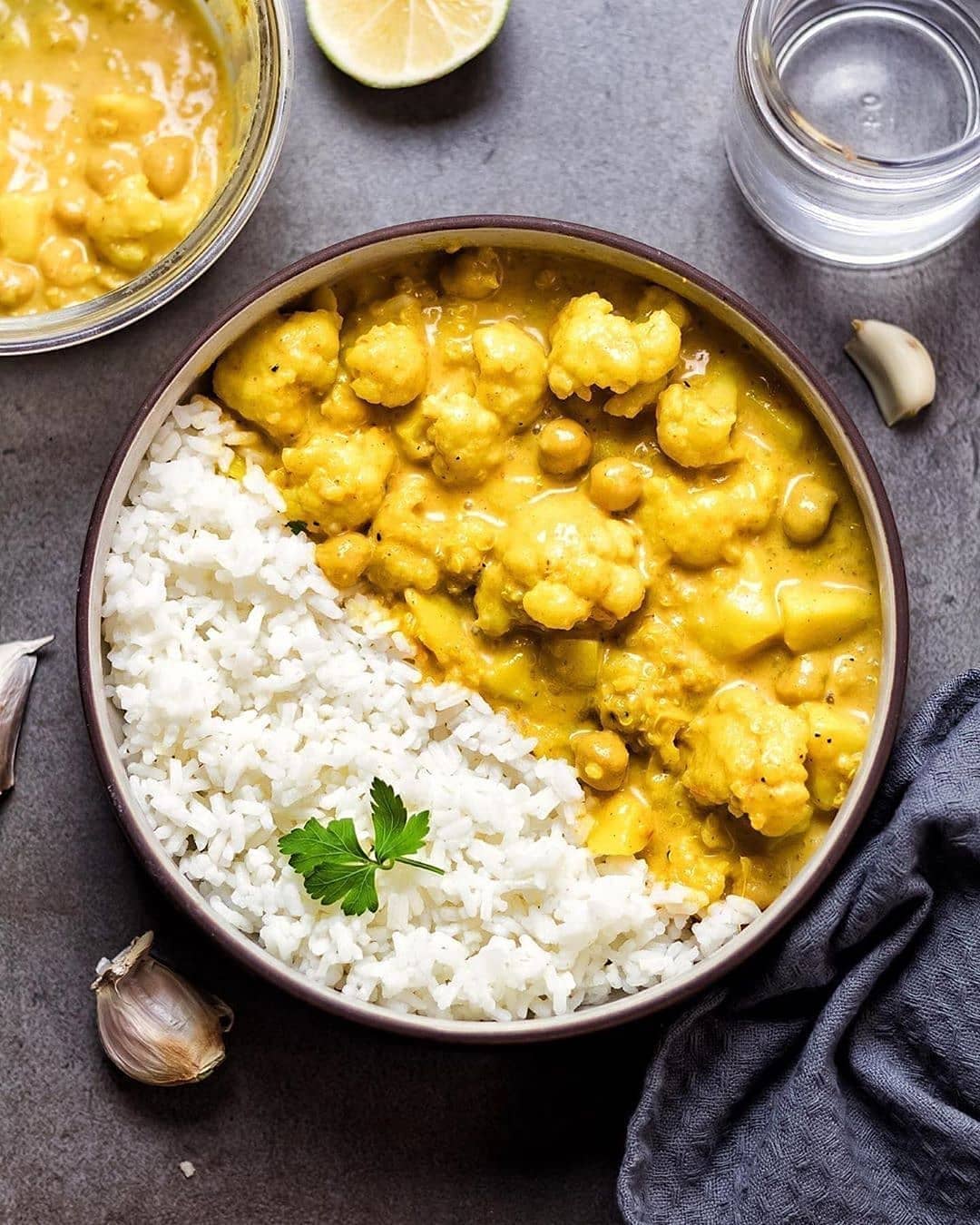 Cauliflower Quinoa and Chickpea Curry