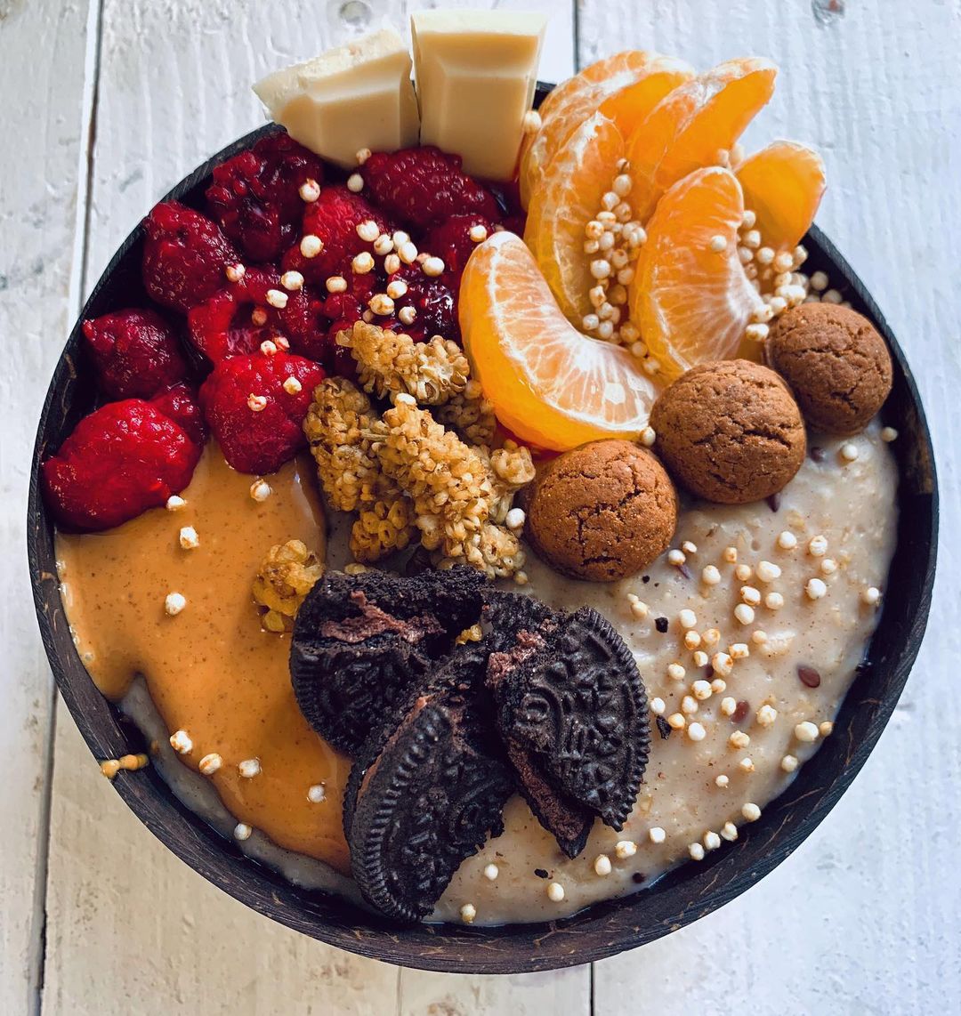 Oatmeal Breakfast with Assorted Toppings