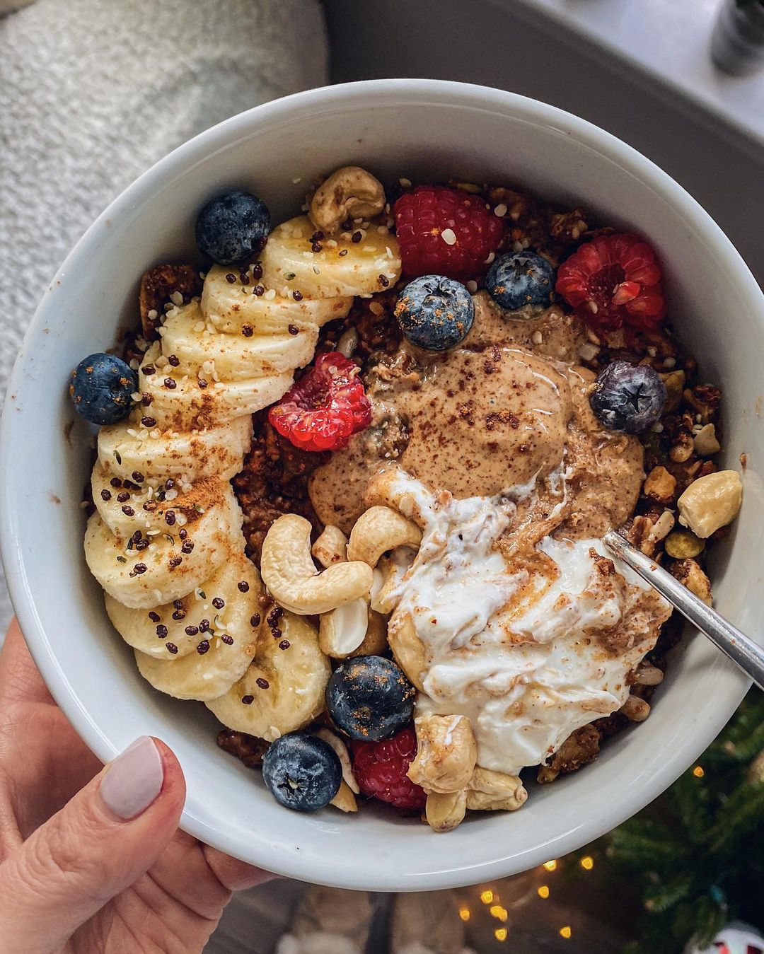 Creamy Salted Chocolate Oatmeal Breakfast