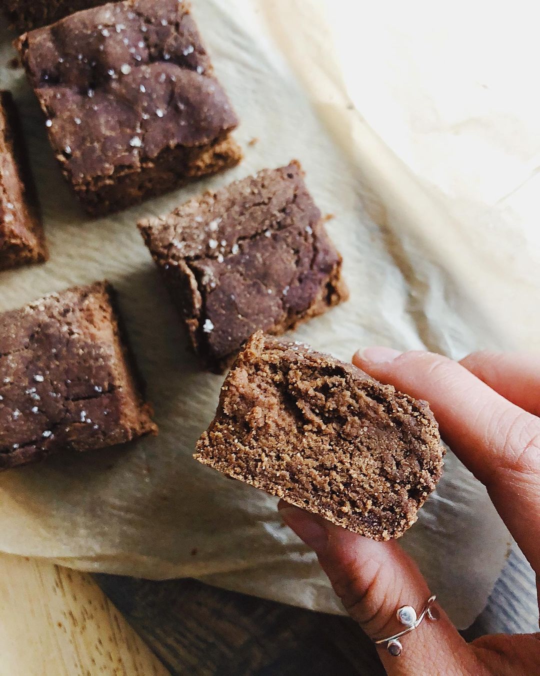 Wholesome Gluten-Free Gingerbread Brownies