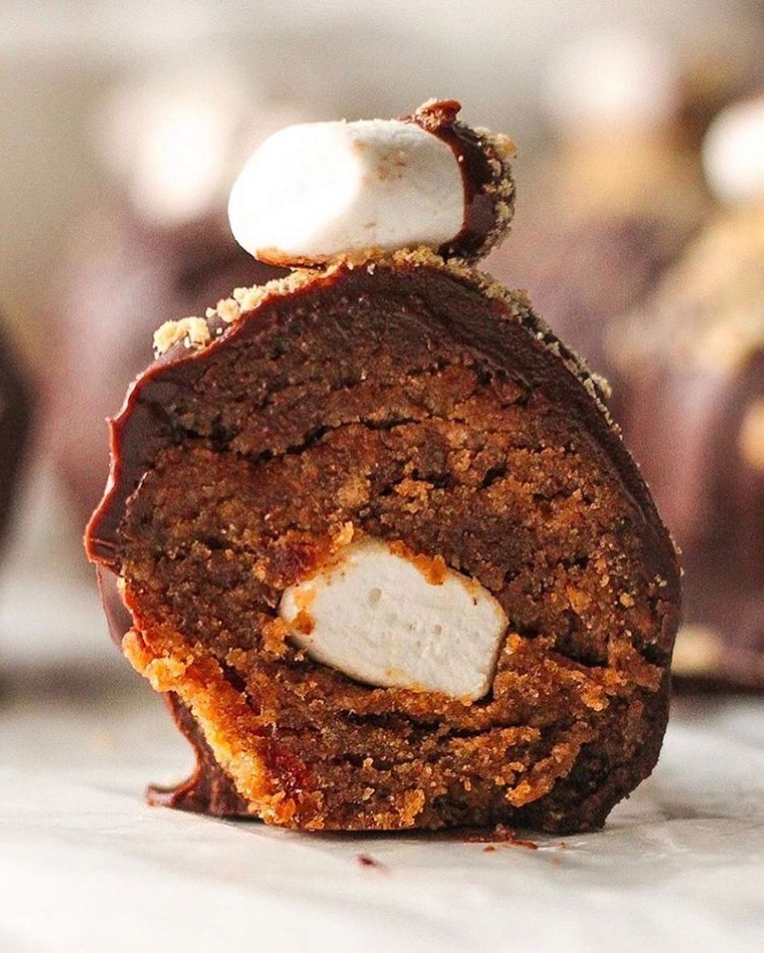 Vegan S’more Truffles