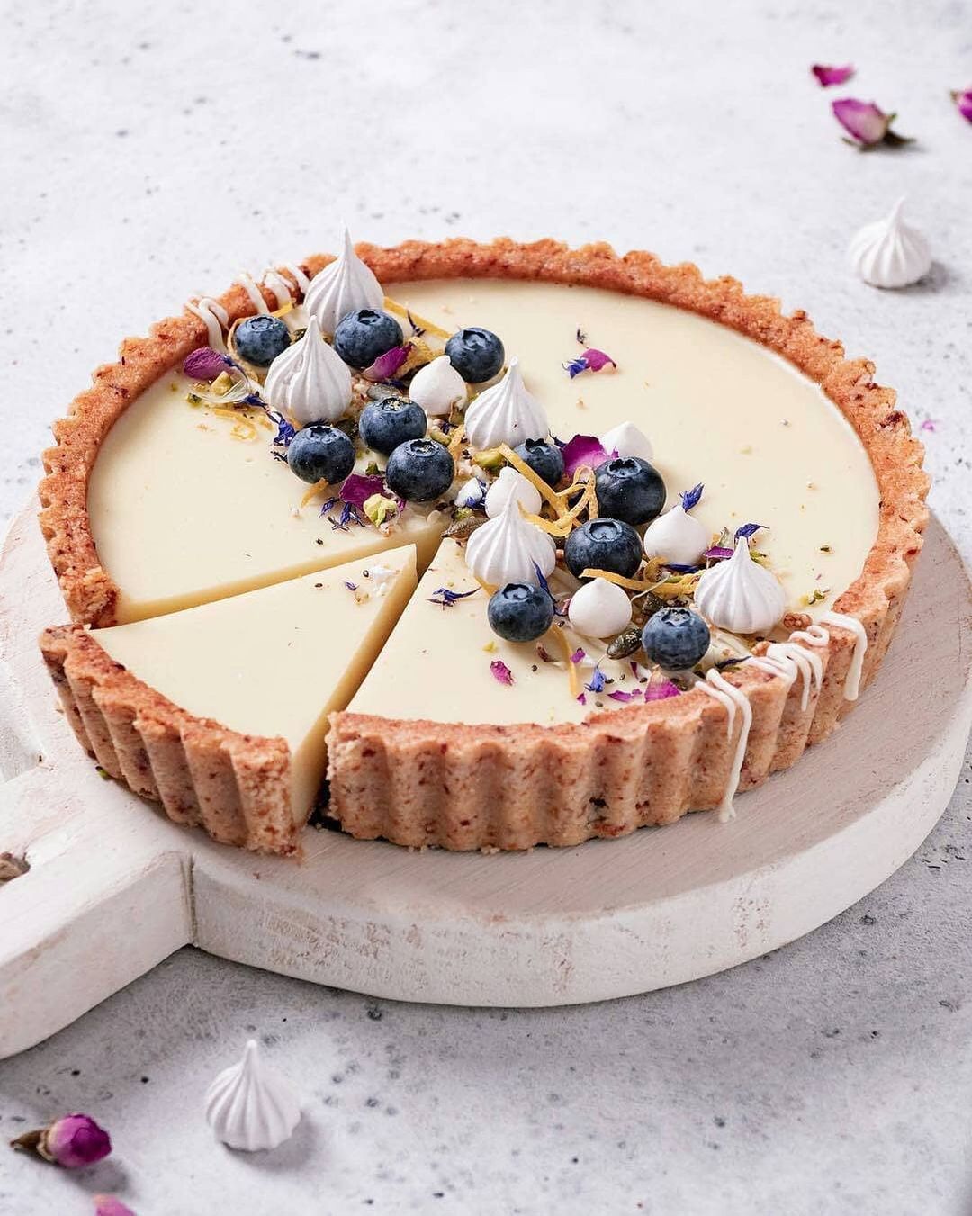 Vegan Lemon Custard Pie