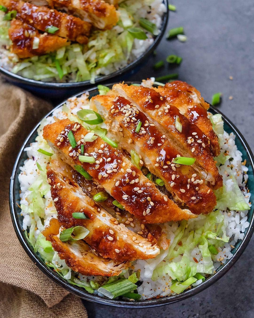 Teriyaki Katsu Rice Bowls