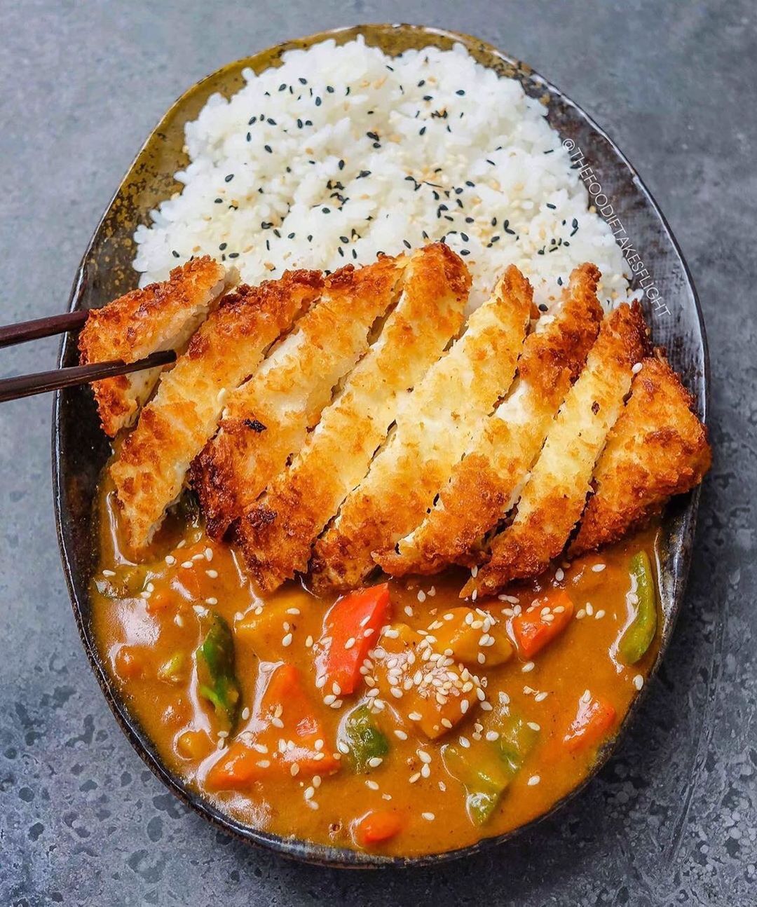 Vegan Tofu Katsu with Japanese Curry