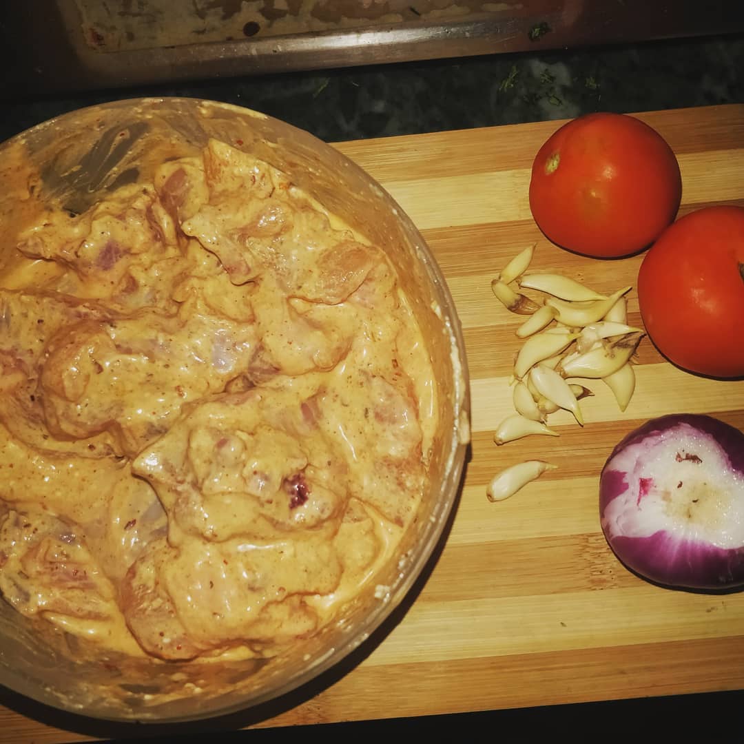 Tasty Chicken Curd Curry for Dinner