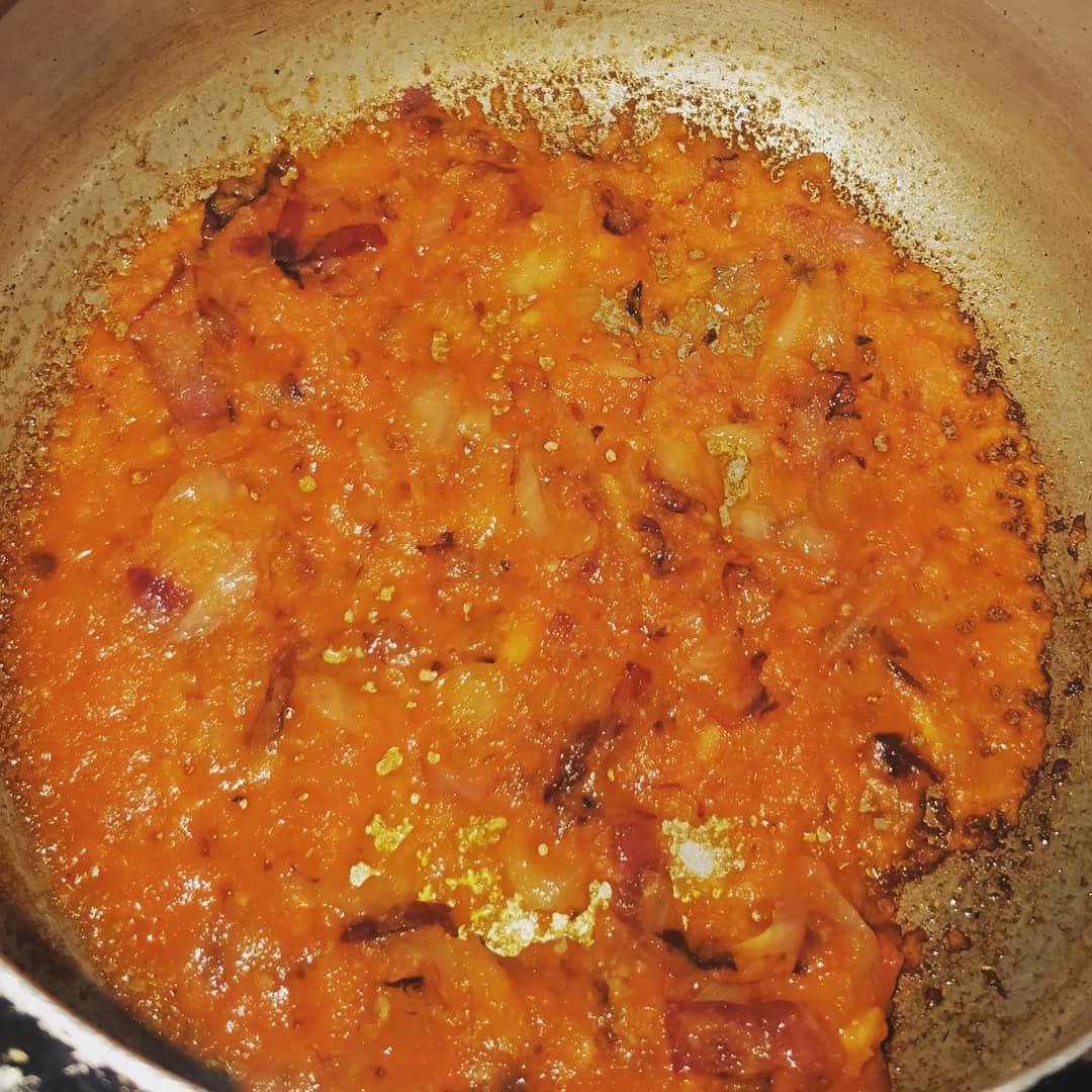 Tasty Chicken Curd Curry for Dinner