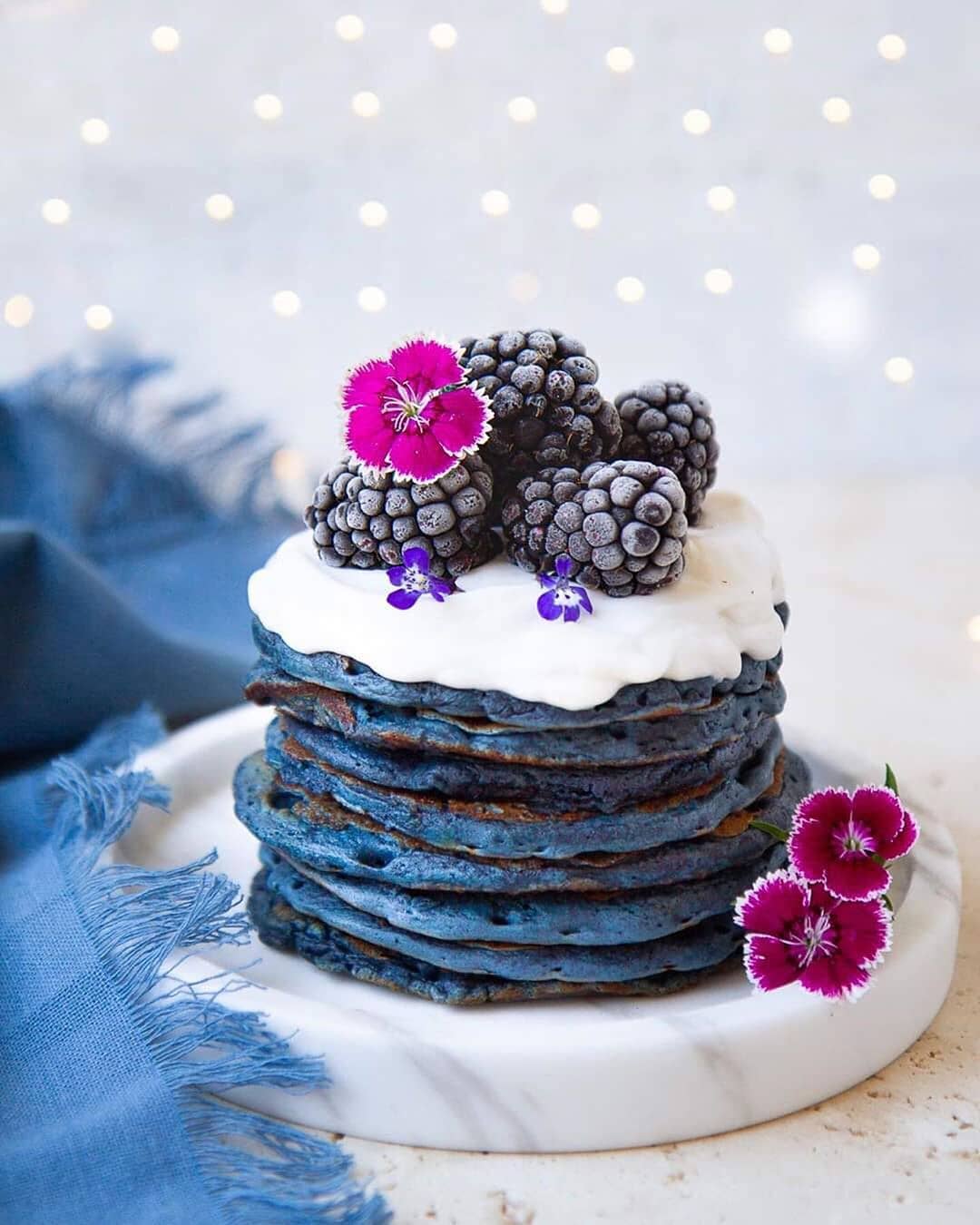 Cute Smurfs Themed Pancakes