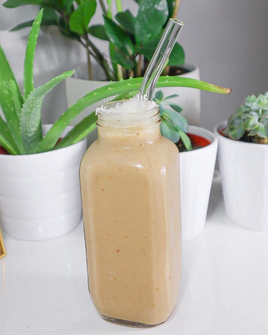 Healthy Chocolate Pina Colada Inspired Smoothie