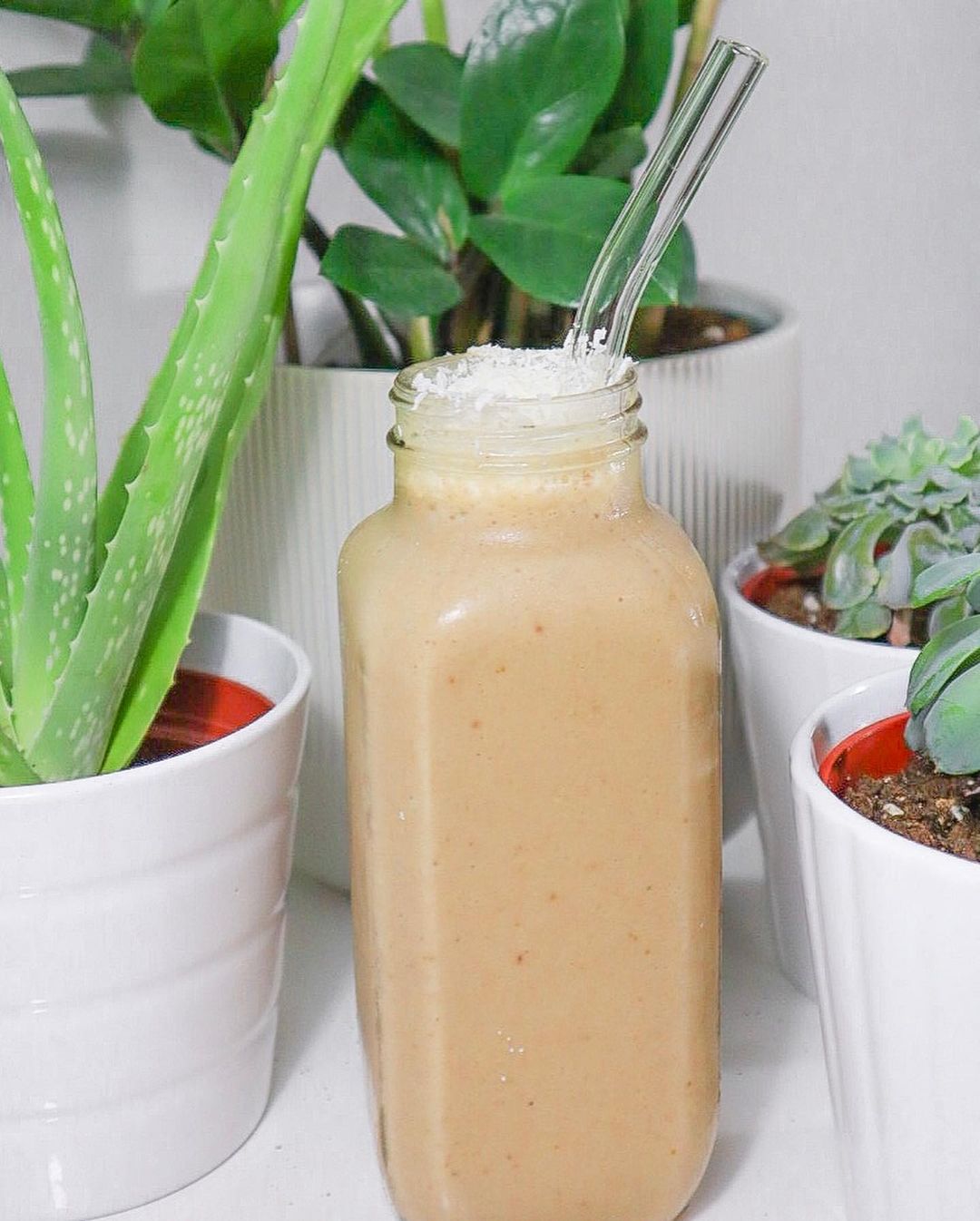 Healthy Chocolate Pina Colada Inspired Smoothie