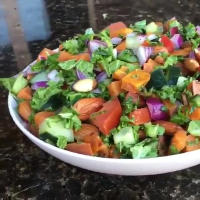 Almond Sweet Potato Salad