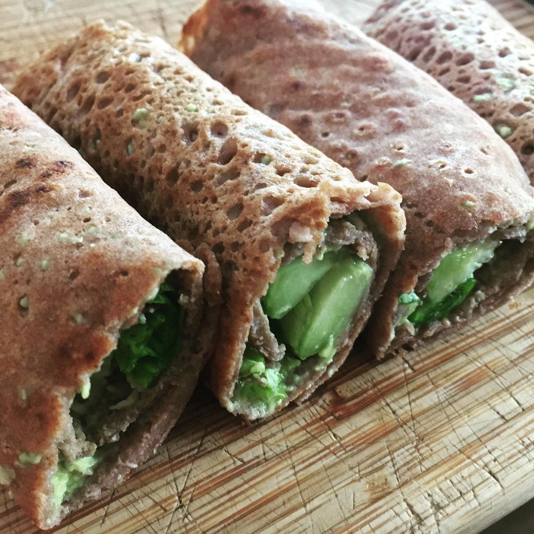 Spelt and Teff Flour Crepes