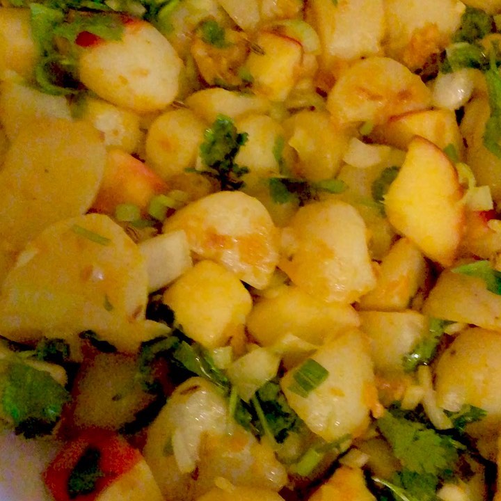 Ginger and Garlic Potatoes
