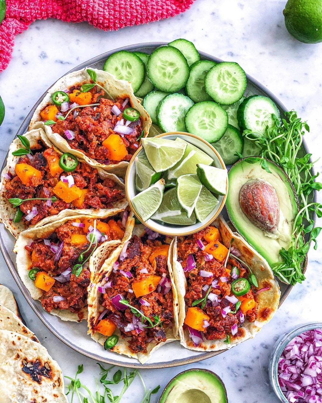 Smoky Southwest Vegan Tacos with Squash