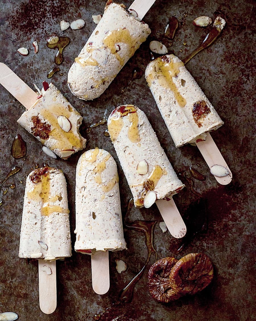 Vegan Fig Almond Ice Cream with Crunch
