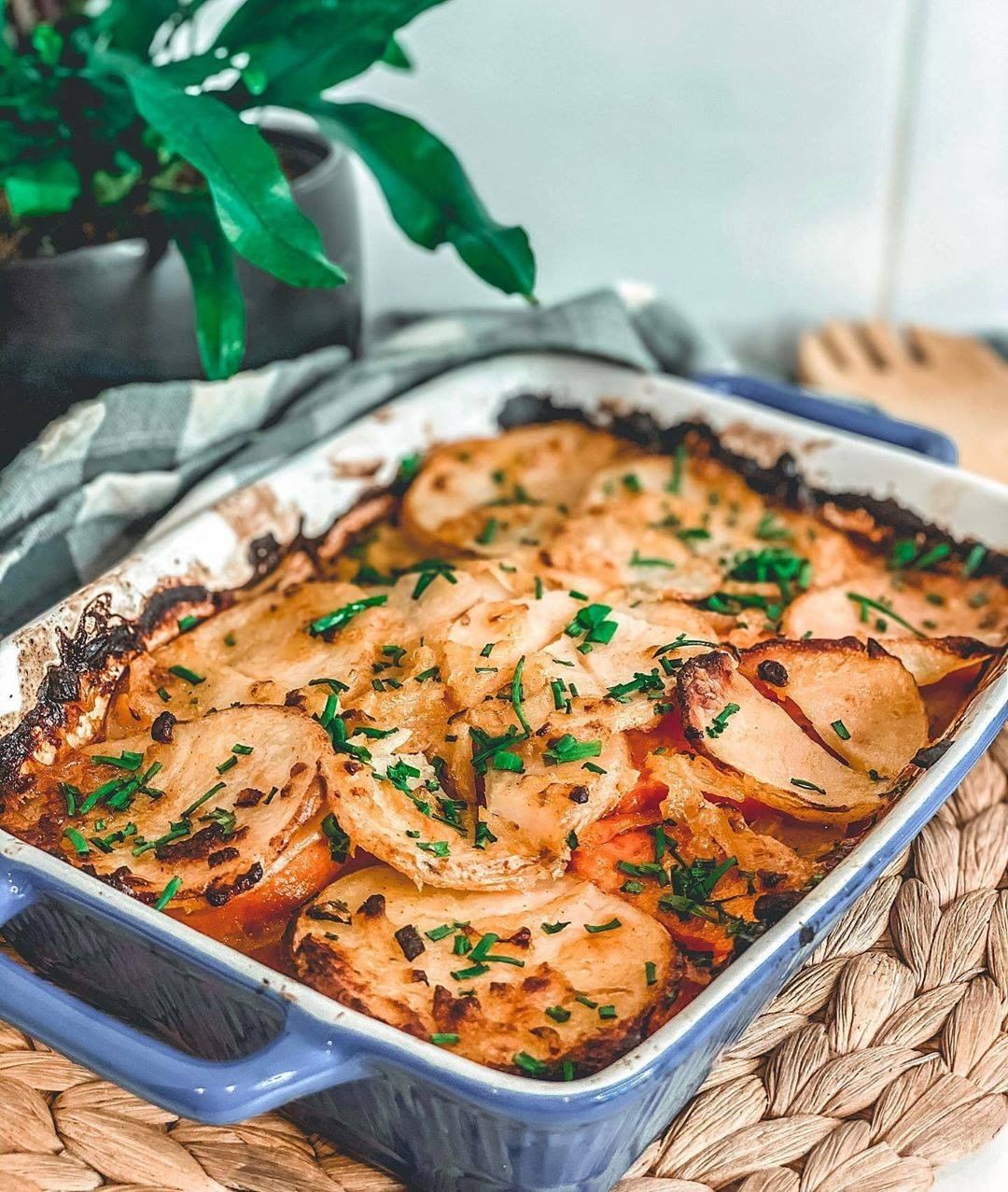 Vegan Creamy Baked Potato Dish