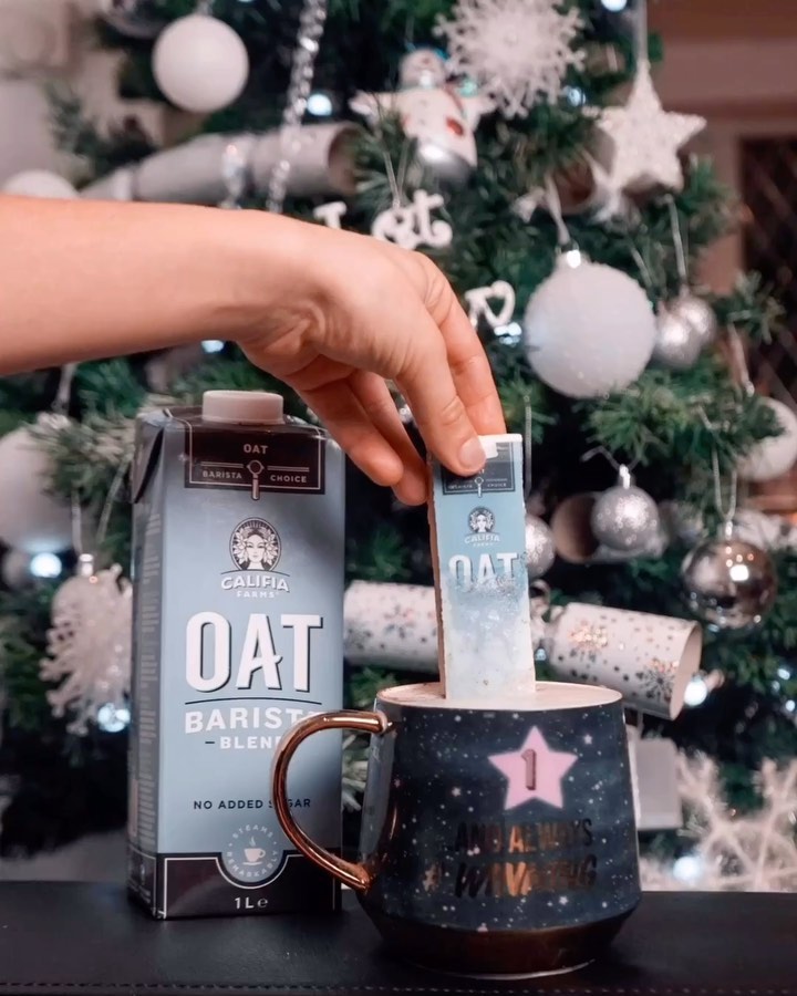 Spiced Gingerbread Matcha Latte with Frothy Oat Milk