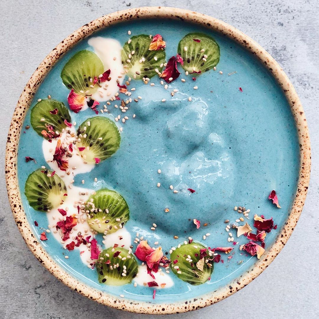 Blue Magic Smoothie Variation with Spirulina