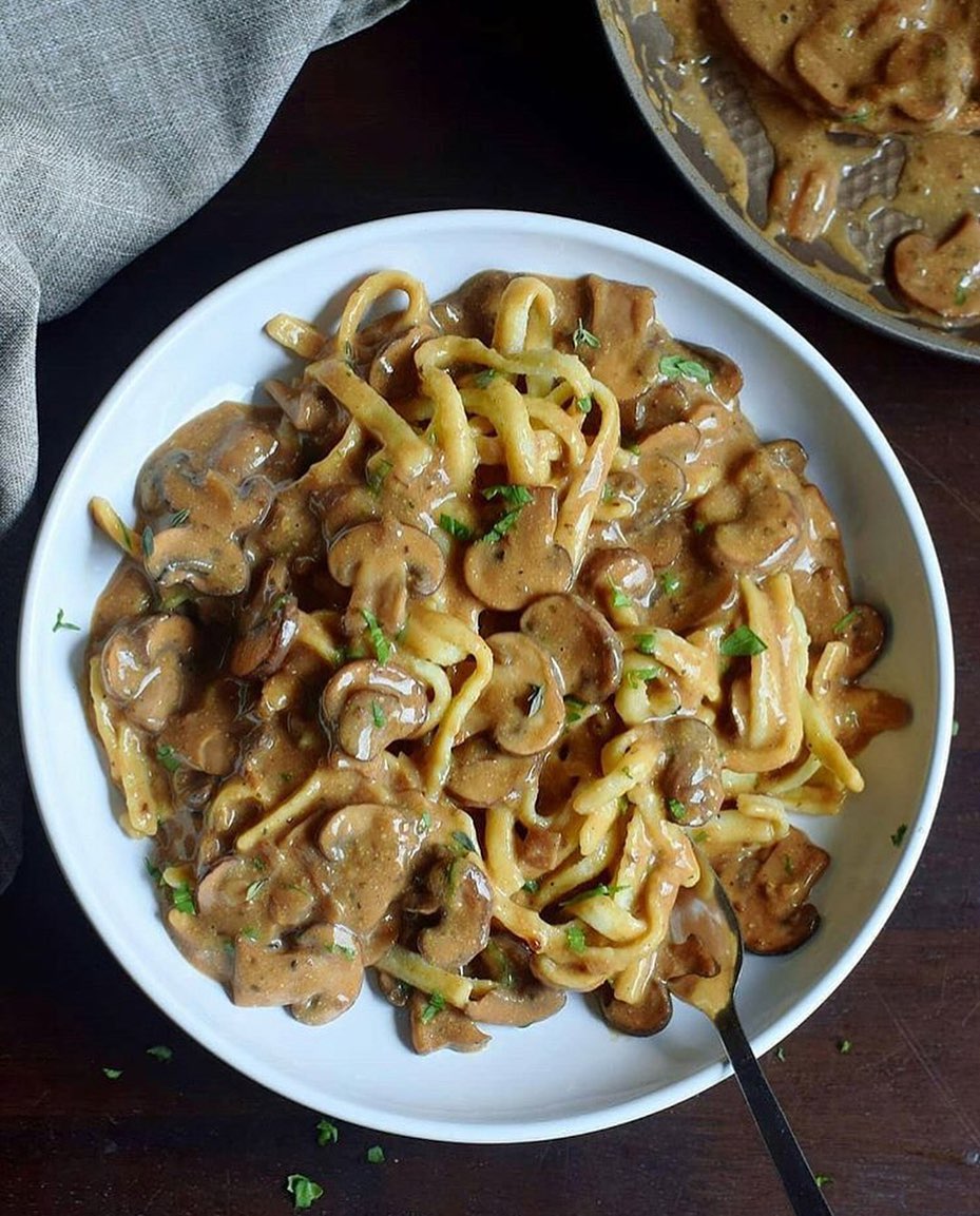Incredible Vegan Mushroom Stroganoff