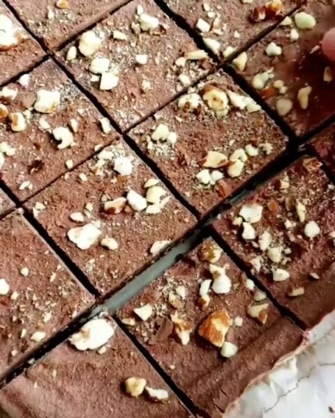 No Bake Brownie Bars