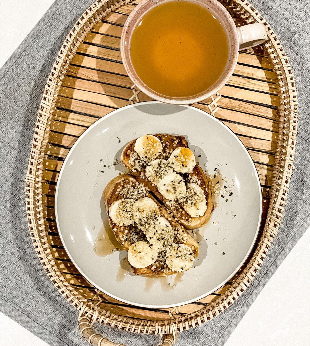 Easy Thursday Toast with Banana and Seeds
