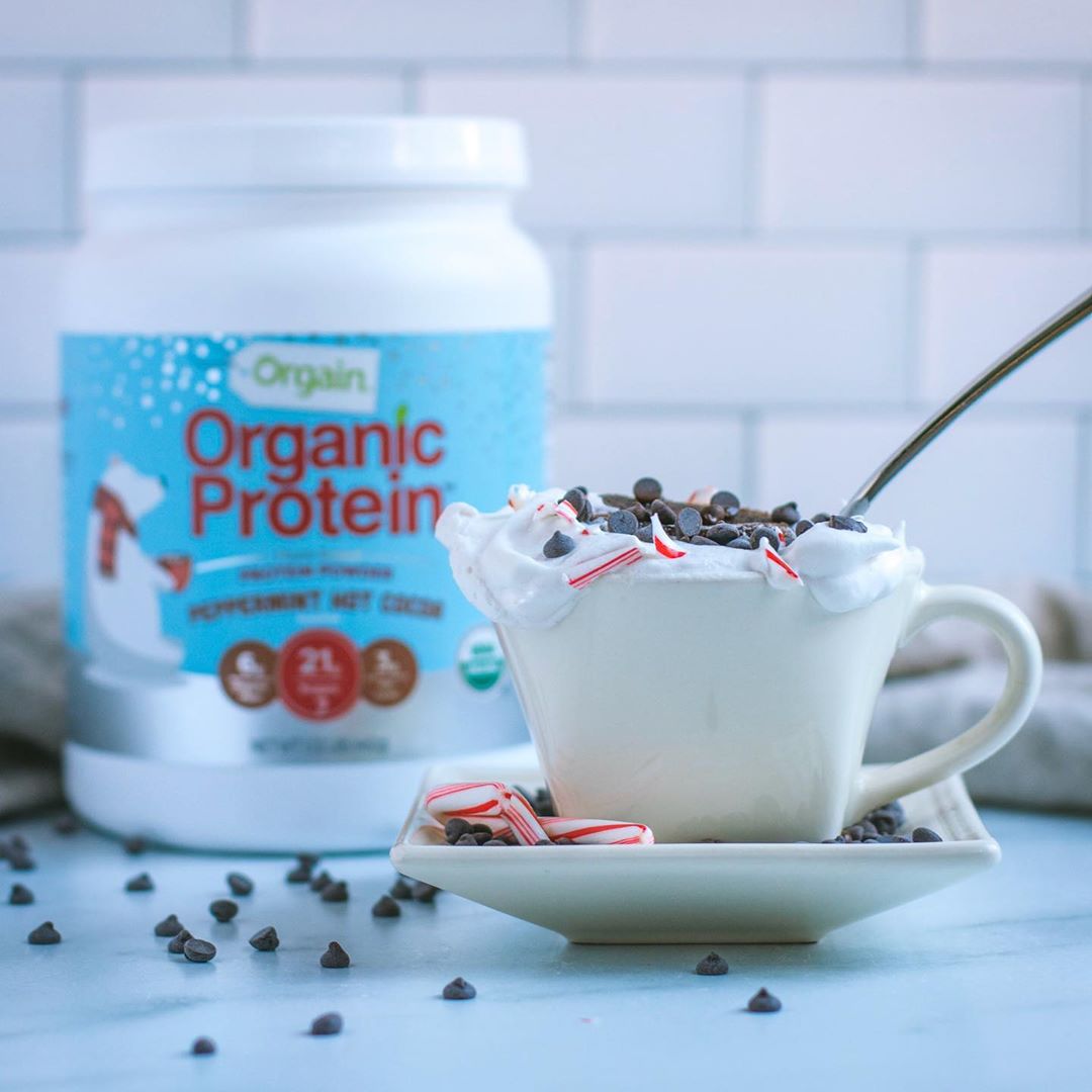Peppermint Hot Cocoa Protein Mug Cake