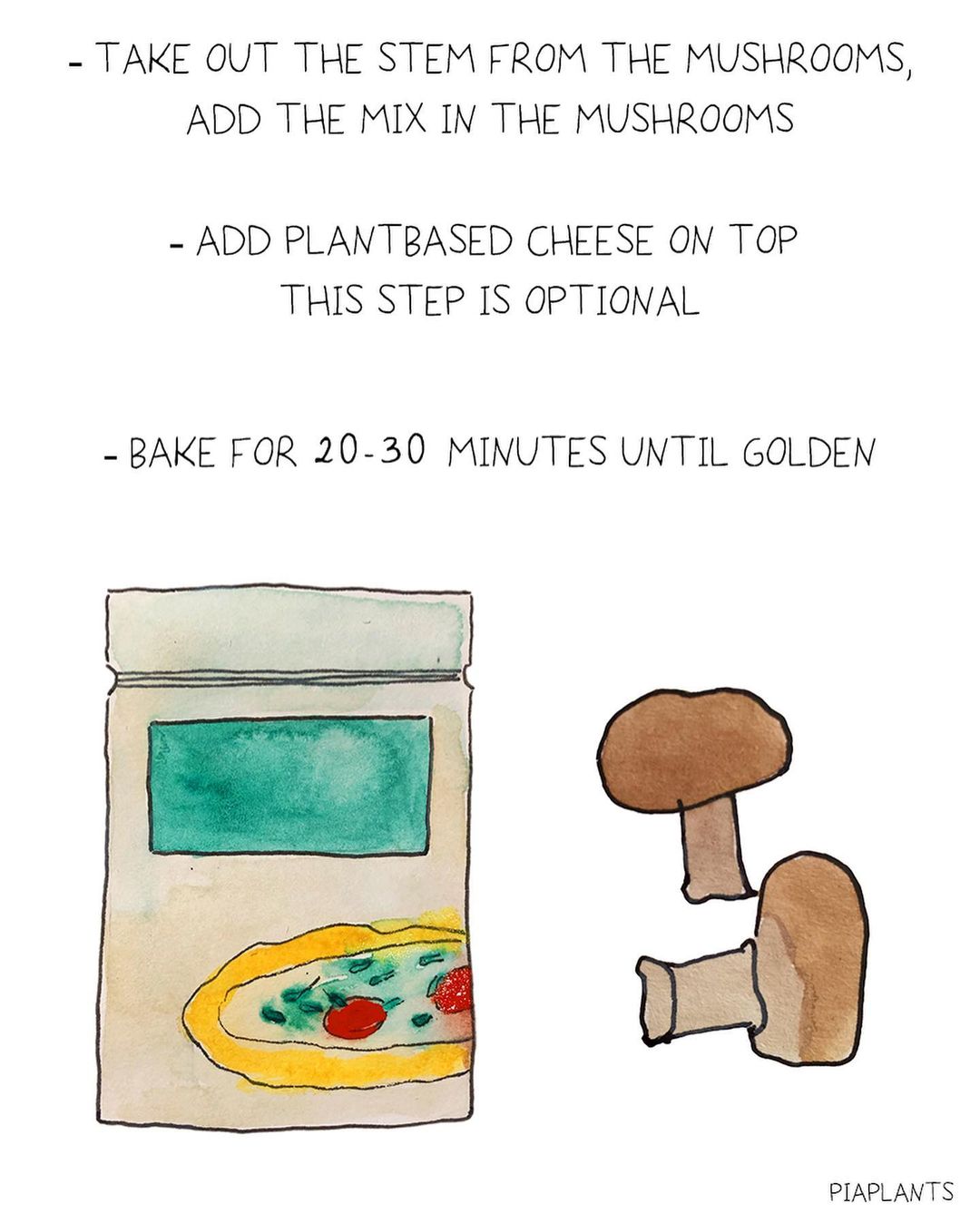 Crunchy Stuffed Mushrooms