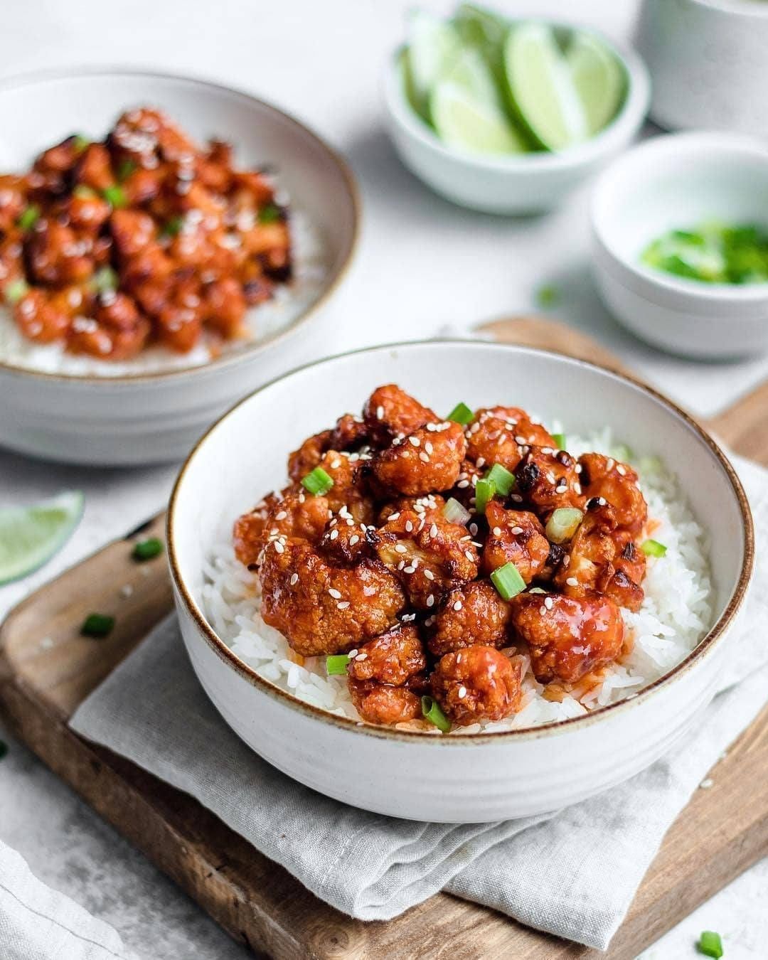 Korean-Spiced Sticky Cauliflower