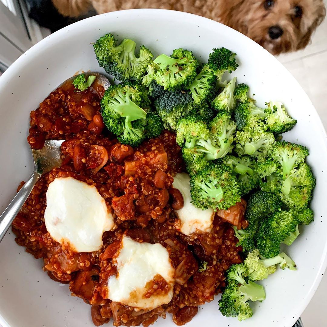 Quinoa Jackfruit and Mozzarella Bake