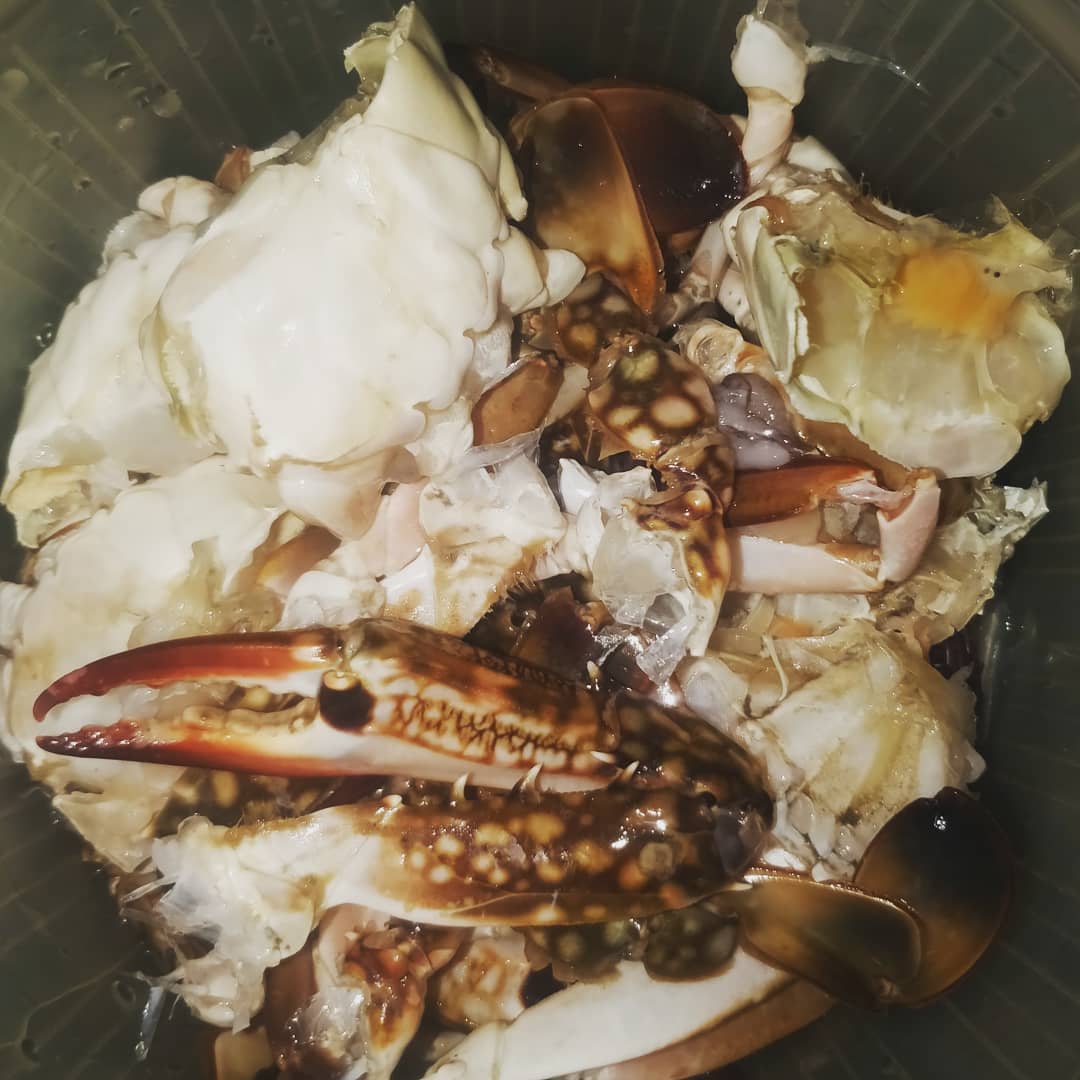Experimental Crab Curry for Dinner